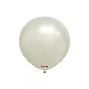 Baloane Latex 13cm Aura Ivory White 7083