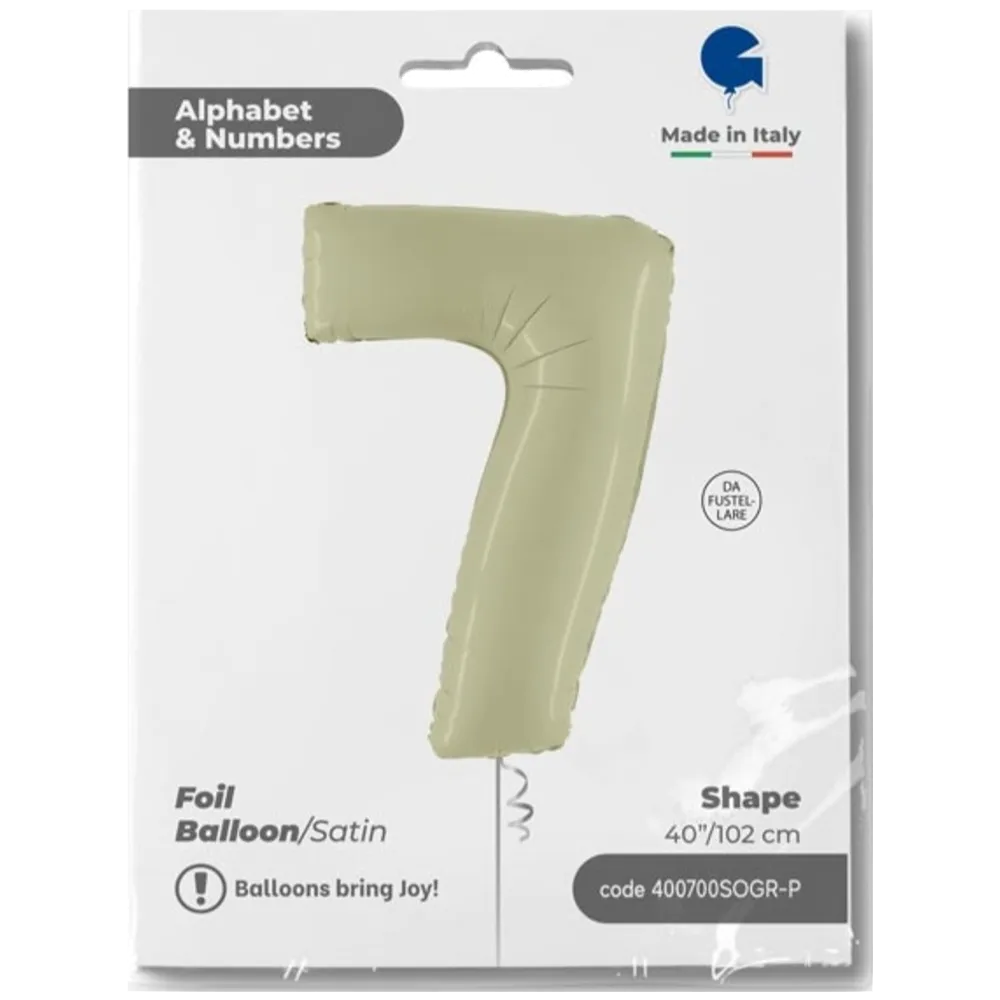 Balon Folie CIFRA 7 Olive 102 cm Grabo