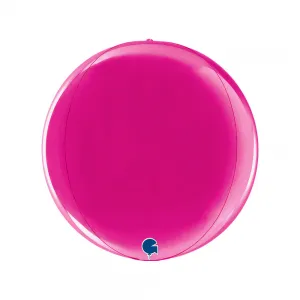 Balon Folie Sfera 4D Fucsia 29 cm Grabo