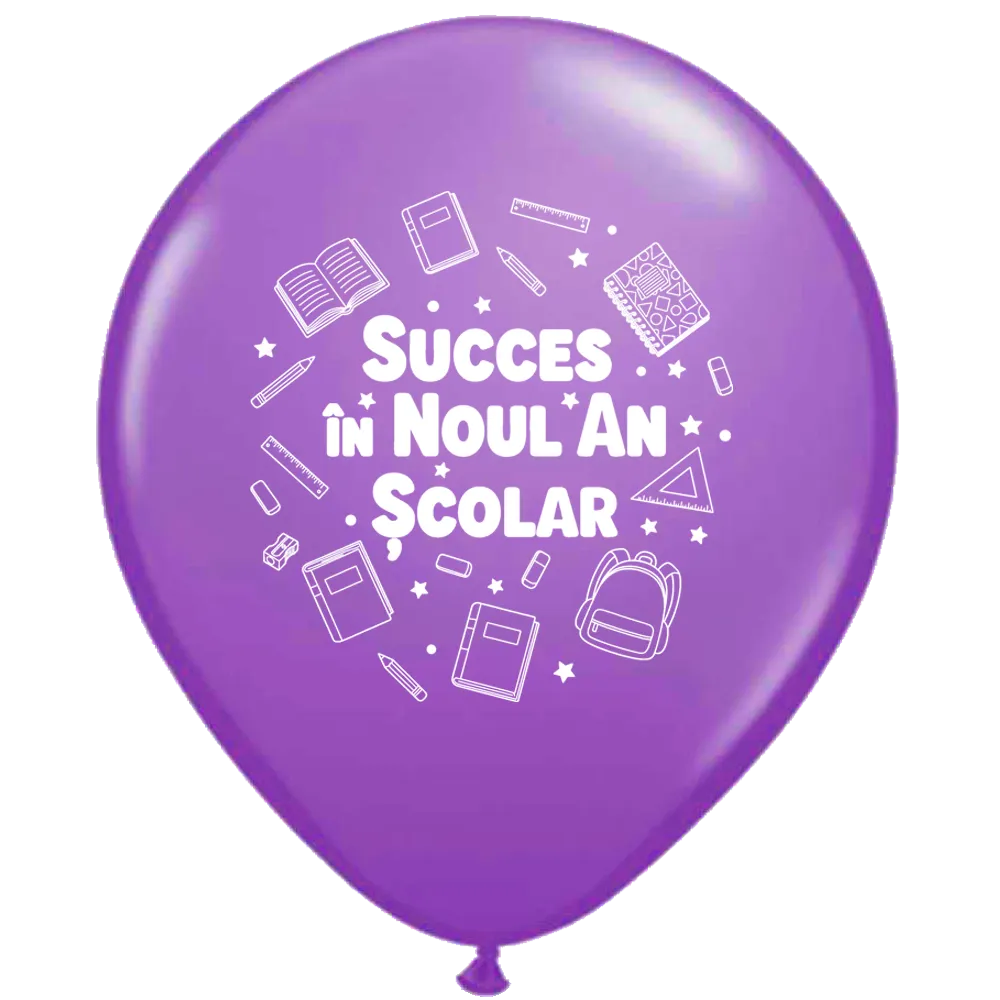 Set 30 Baloane personalizate Succes in noul an scolar! BLS202545