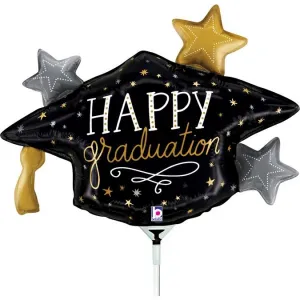 Balon Folie Mini Figurina Toca Happy Graduation 31x24cm