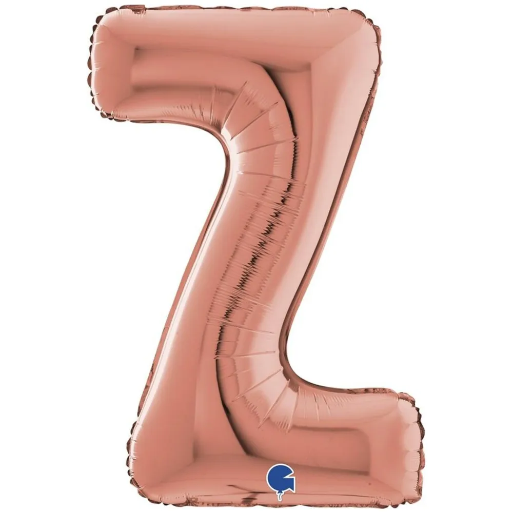 Balon Folie LITERA Z Rose Gold 66 cm Grabo