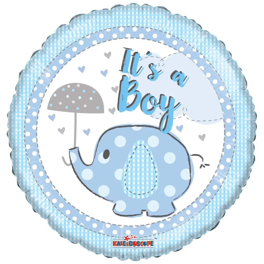Balon Folie It's a Boy Elefantel 45cm