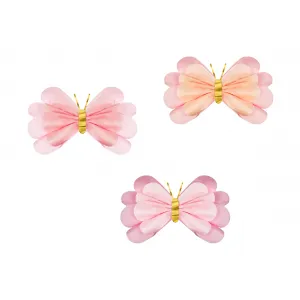 Set 3 Fluturi din hartie 40-50 cm