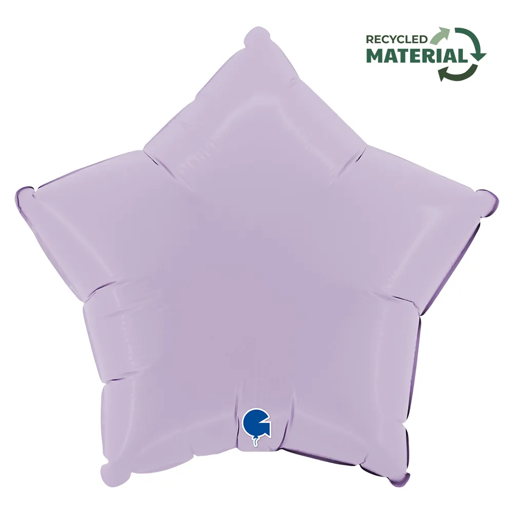 Balon Folie Stea Lilac Mat 46cm