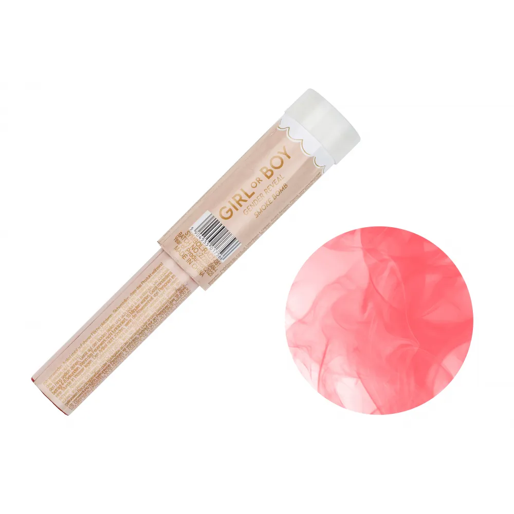 Set 5 Fumigene Gender Reveal It's a Girl Roz 22.5cm