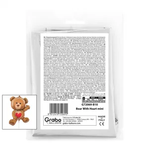 Balon Folie Mini Figurina Ursulet 23x31cm