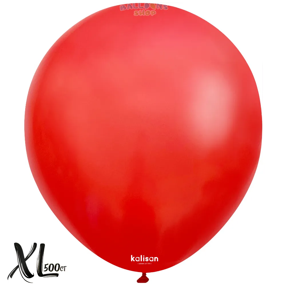 SET 500 Baloane Latex 30cm Rosu Standard XL 2313