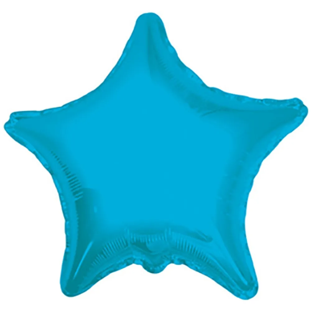 Balon folie 45 cm stea turcoaz 17900