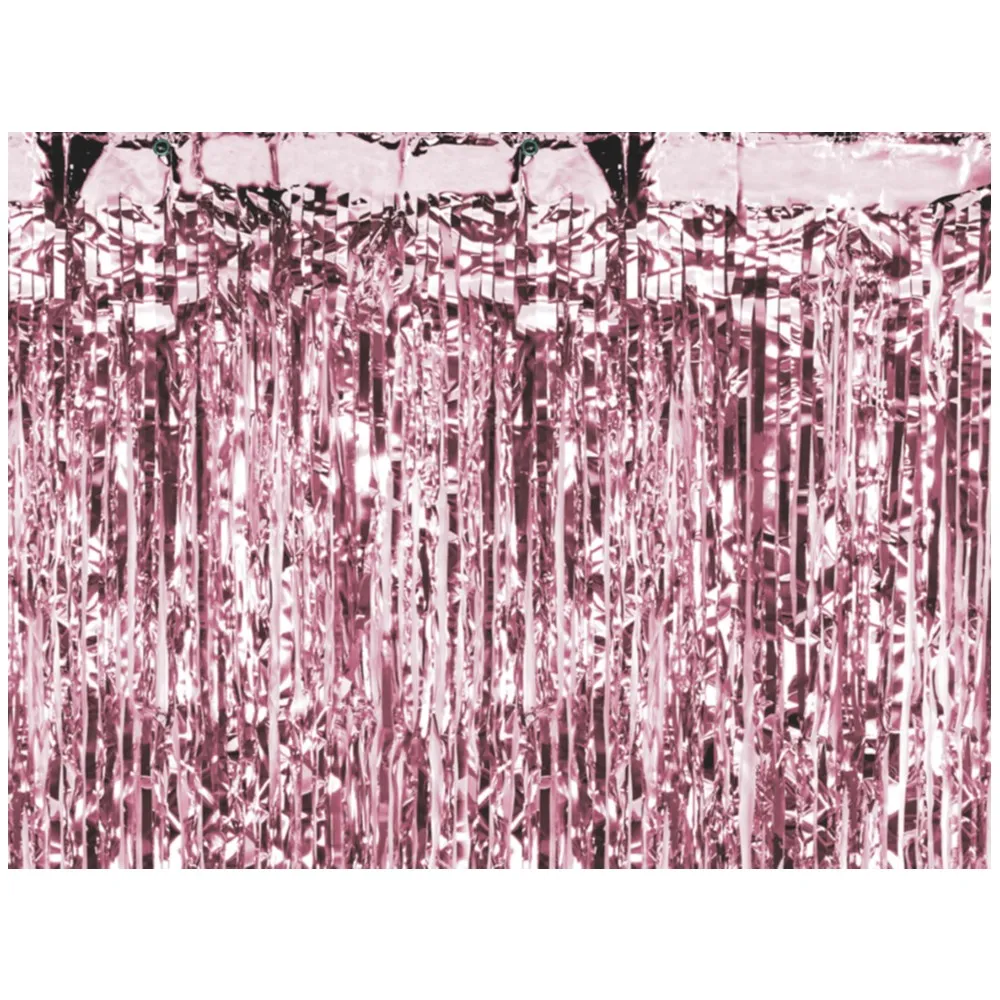 Perdea din folie metalizata Rose-Gold 90x250cm