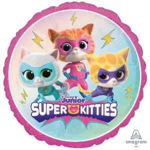 Balon Folie Rotund Super Kitties 45cm ANAGRAM 48679