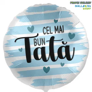 Balon Folie Cel mai bun Tata! Inimioare 43cm
