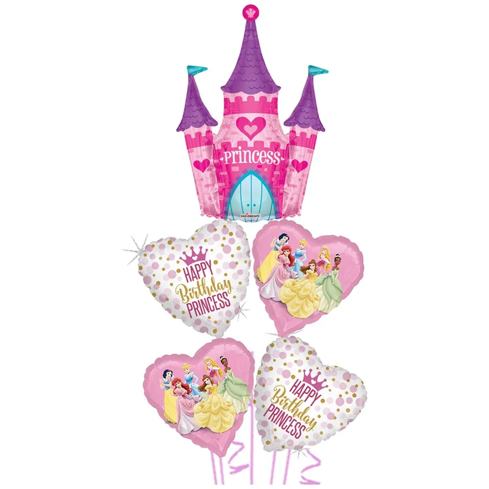 Buchet 5 baloane folie Tematica Castel Printese 2022122