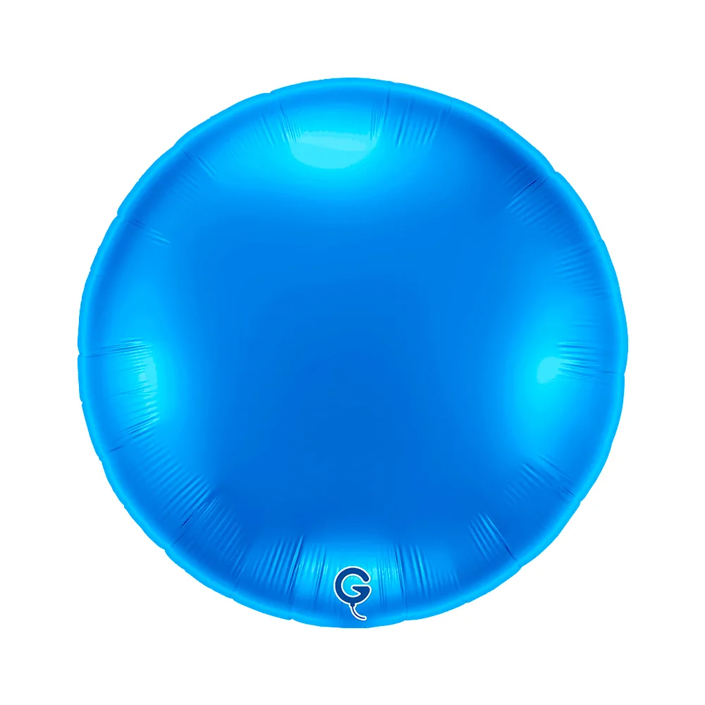 Balon Folie Rotund Albastru 91cm