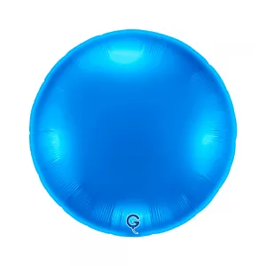 Balon Folie Rotund Albastru 91cm