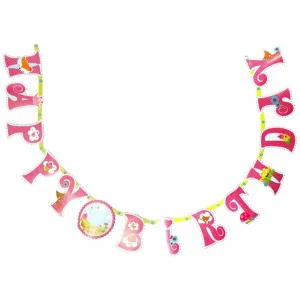 Banner Hartie - Woodland Princess Party Personalizabil 3.2 m x 25.5 cm AMS 121623