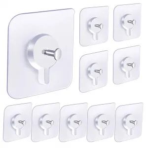 SET 25 buc Suport Transparent pt prindere baloane 5x5cm