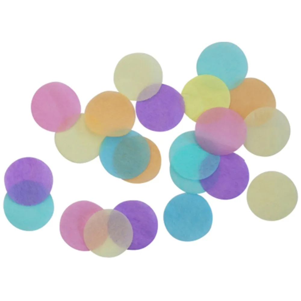 Confetti Pastel Multicolor Hartie Cerc 2 CM 15g Amscan 9904547