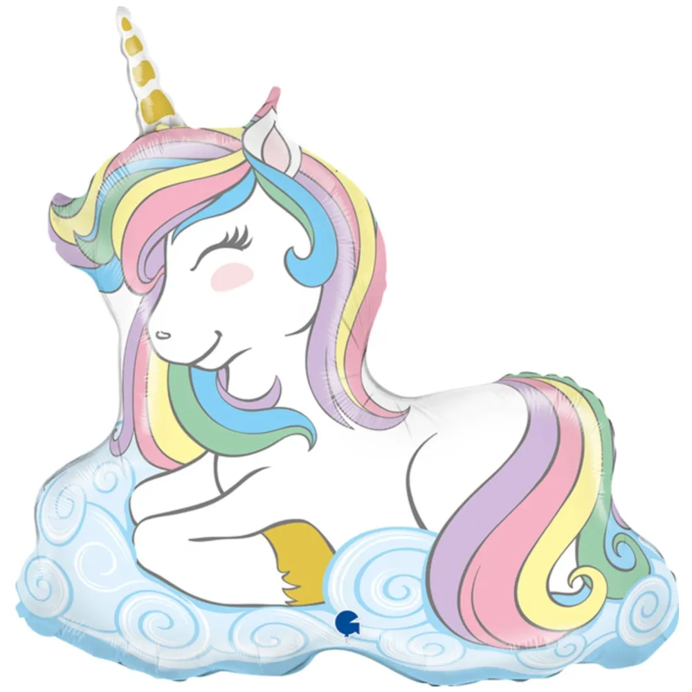 Balon Folie Figurina Unicorn Macaron 86cm Grabo