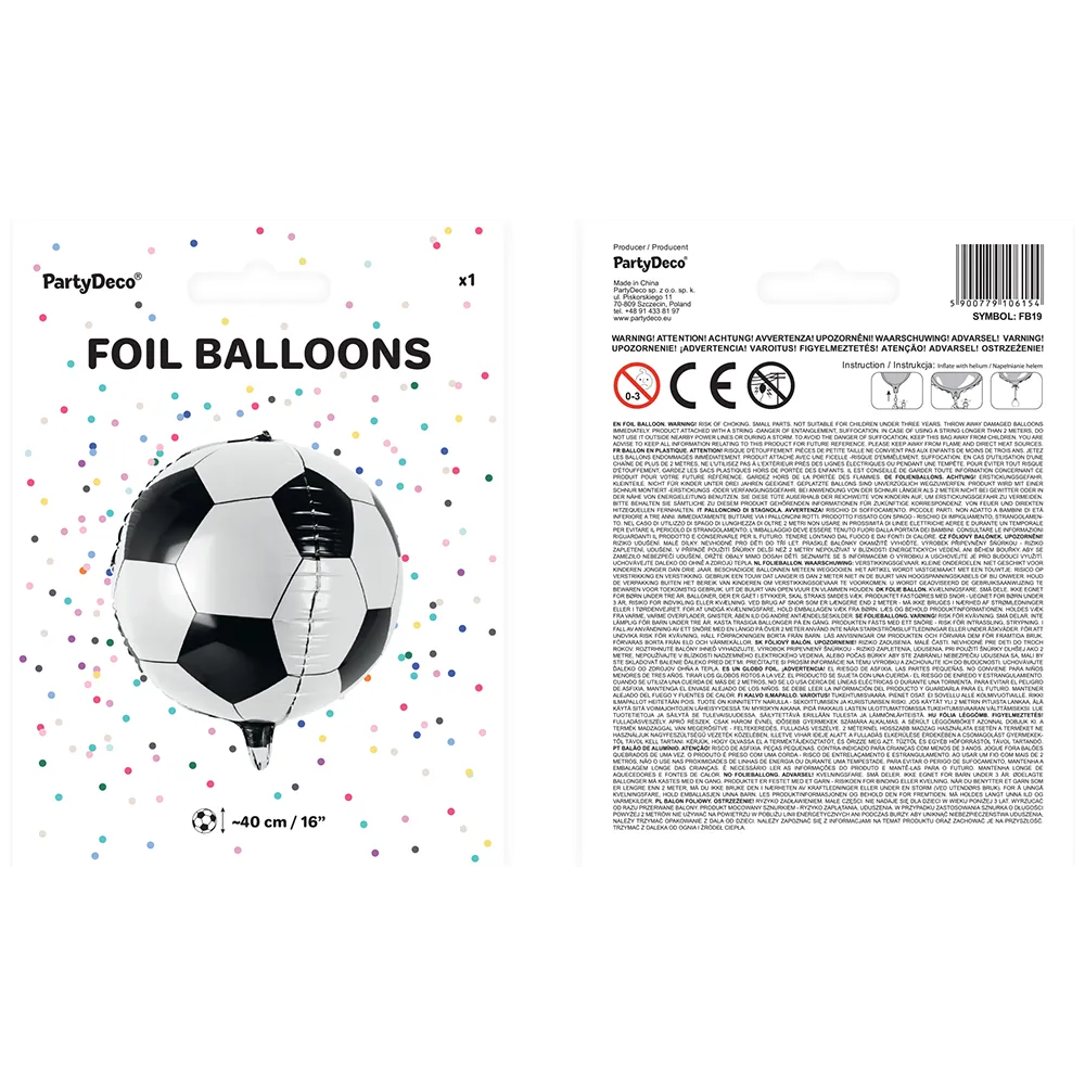 Balon Folie Sfera Minge Fotbal 40cm