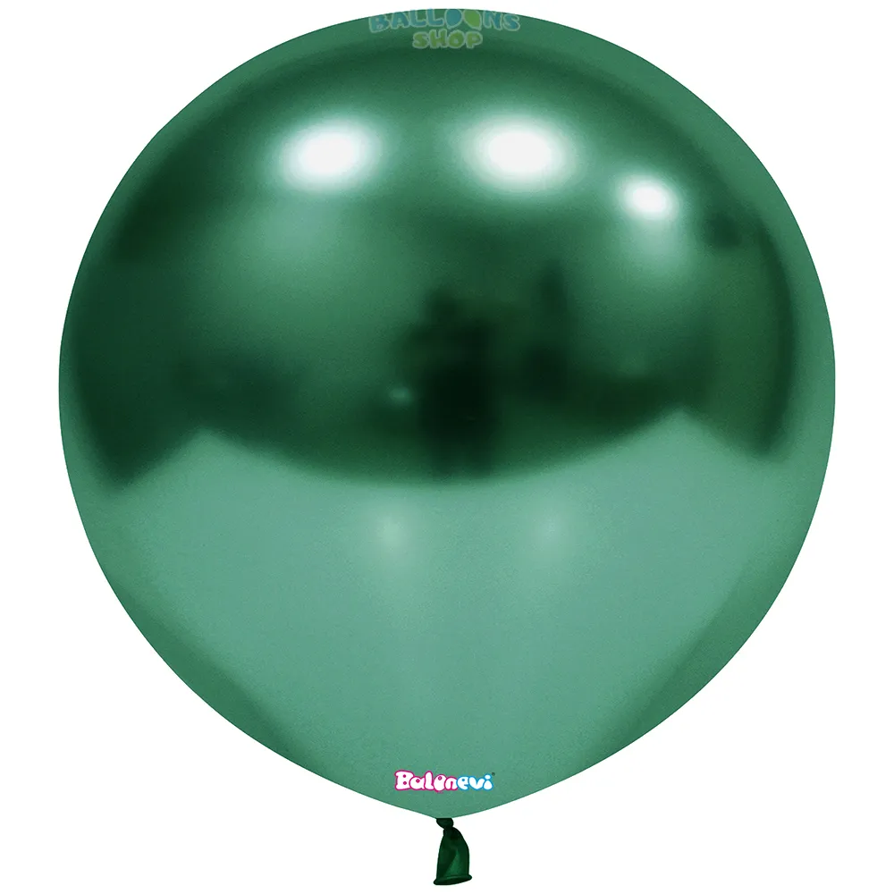 Balon Latex Jumbo 60cm Chrome Verde Inchis -12K