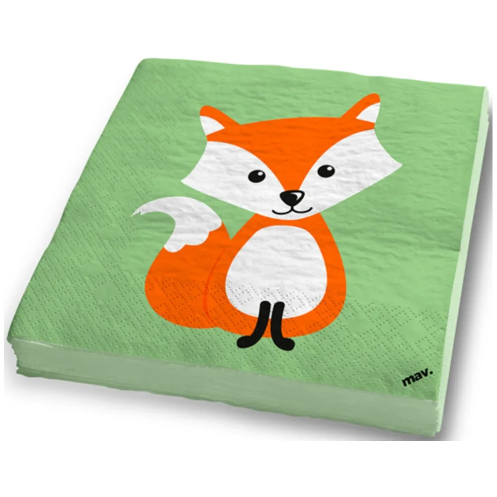 Set 20 Servetele Woodland 33x33cm Grabo