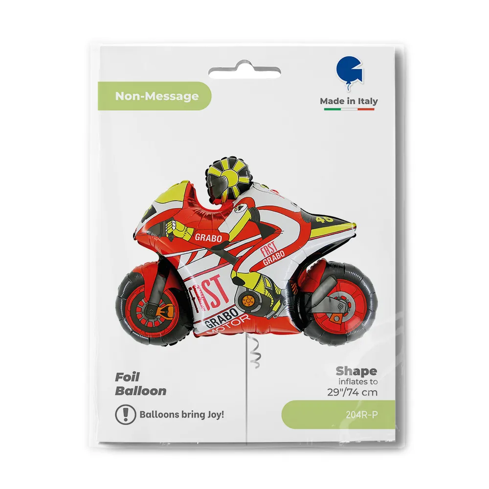 Balon Folie Figurina Motocicleta Curse Rosie 74cm Grabo
