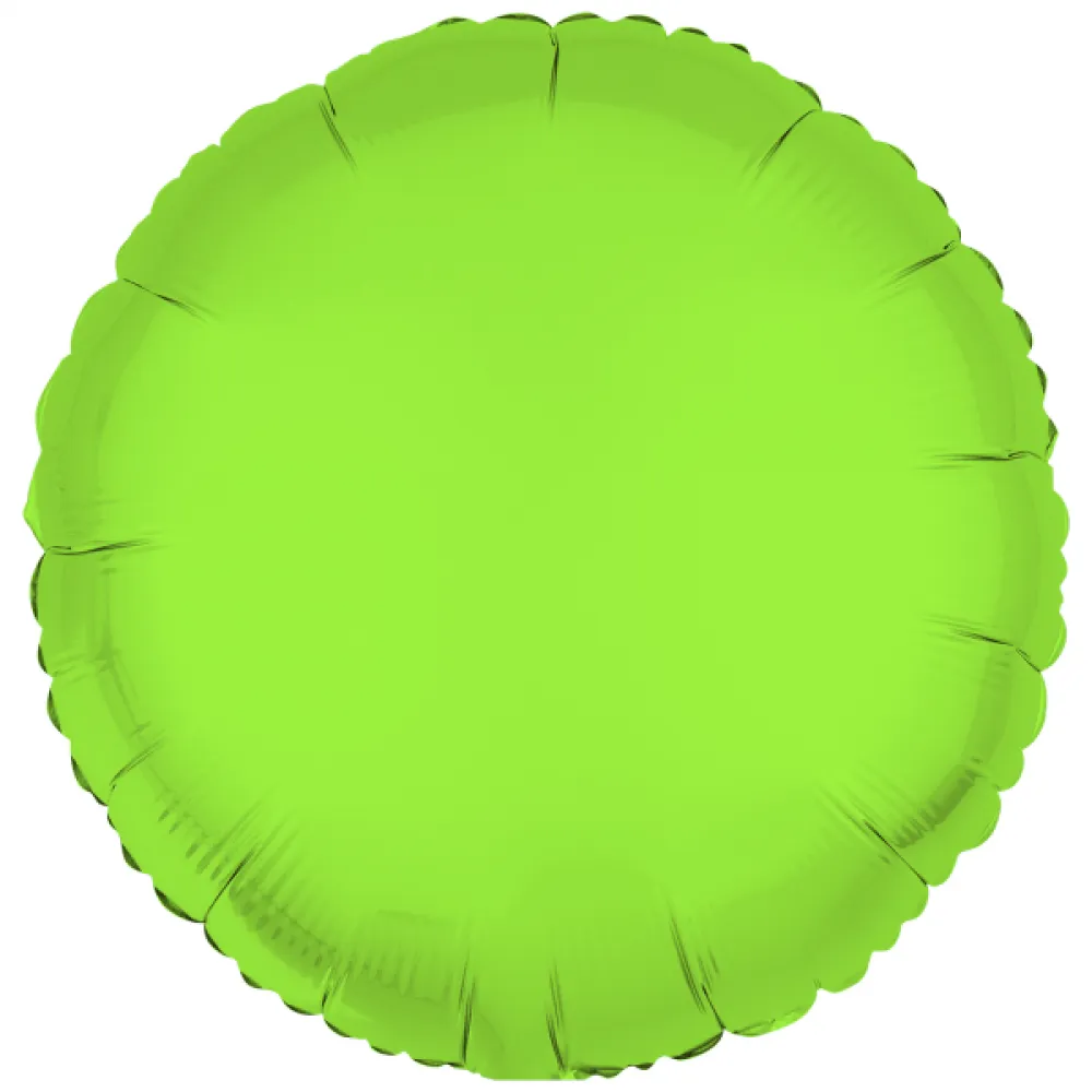 Balon Folie Rotund Verde Neon 43cm R-10058-PKG