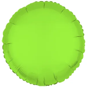 Balon Folie Rotund Verde Neon 43cm R-10058-PKG