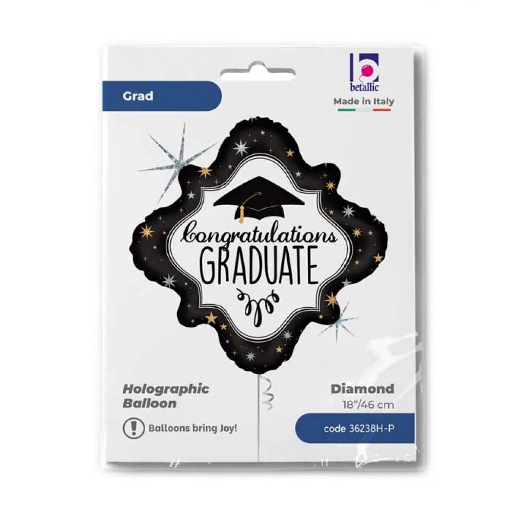 Balon Folie Figurina Congratulations Graduate 46 cm Grabo