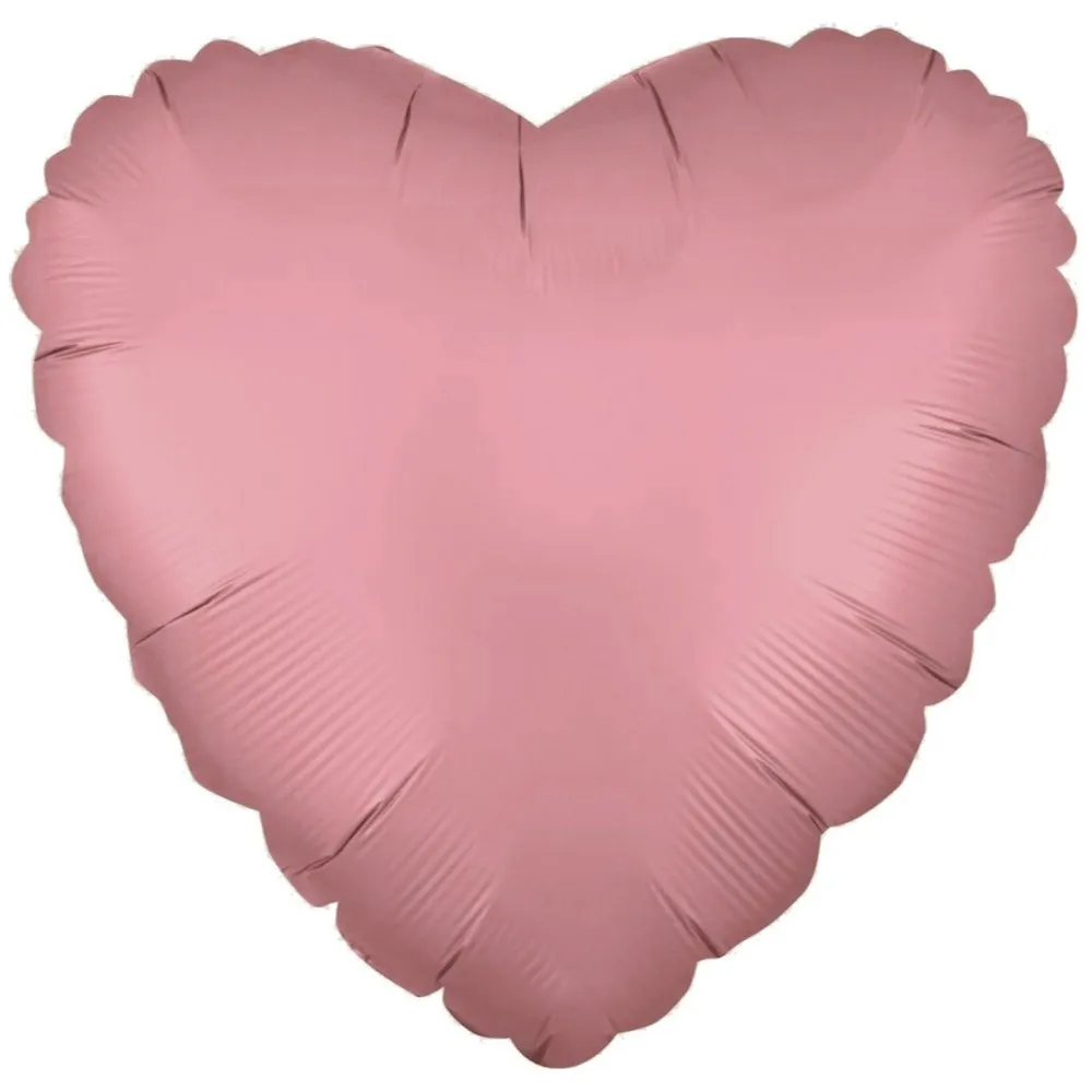 Balon Folie 45cm Inima Roz-Gold SATIN