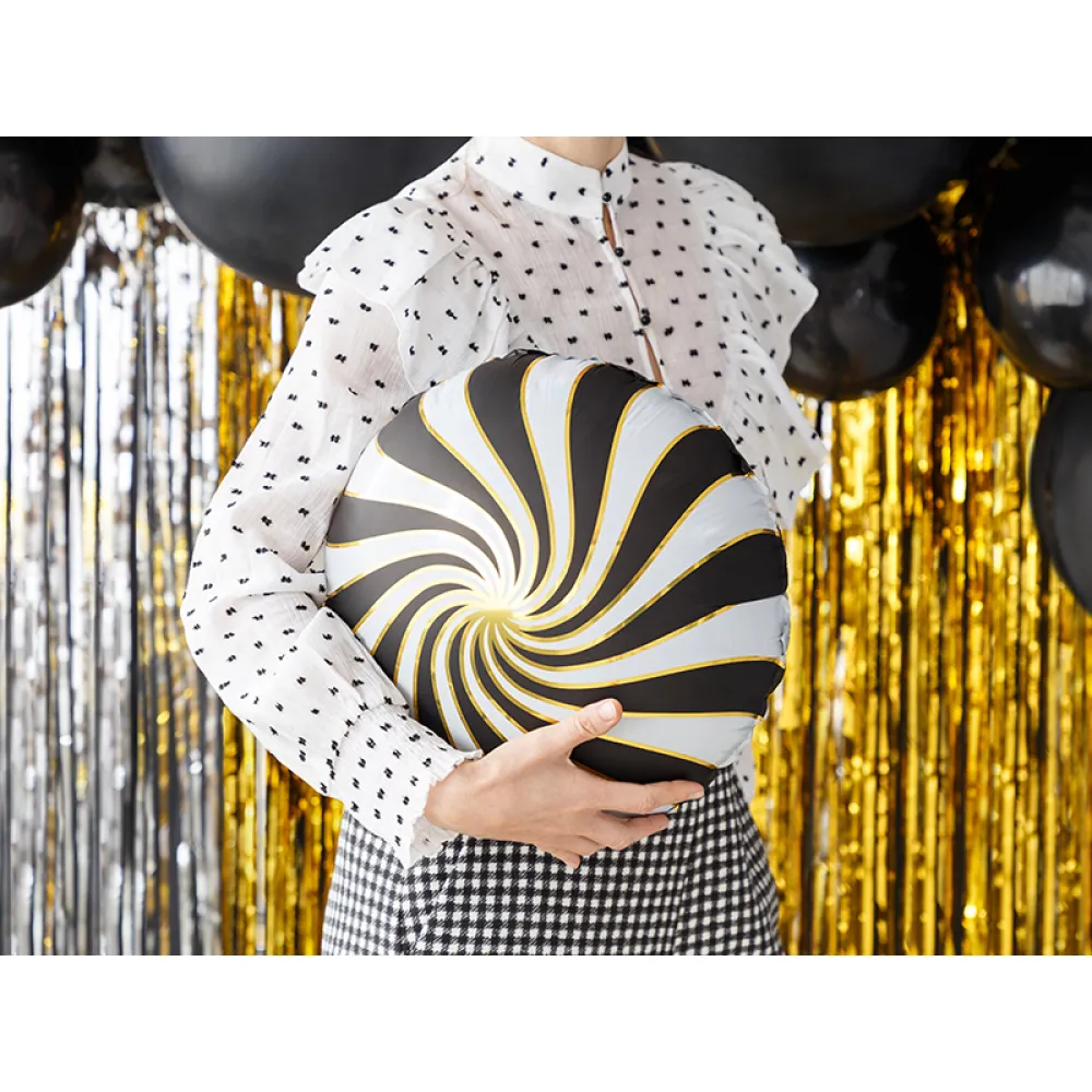 Balon Folie Acadea Neagra 35cm PDC1023