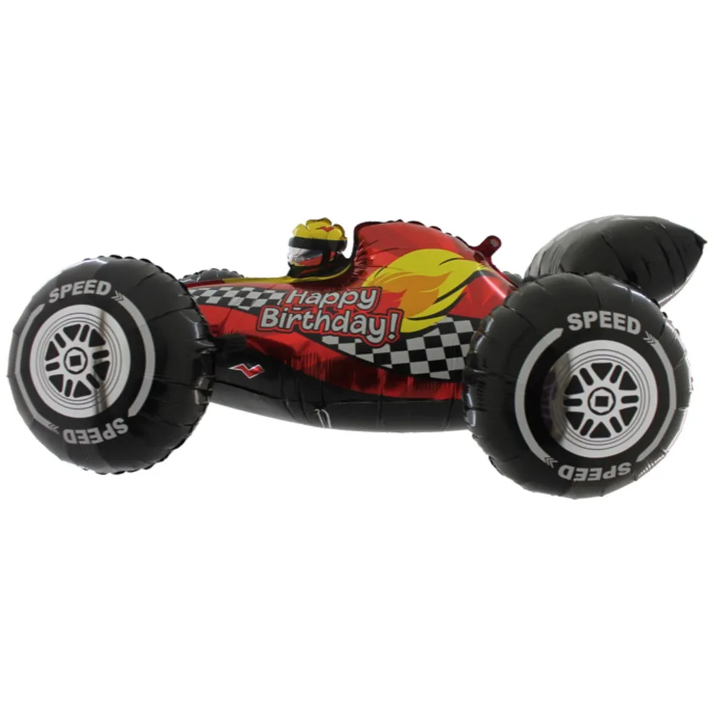 Balon Folie Figurina Supra Dimensionata Masina Curse 3D 91 cm Grabo