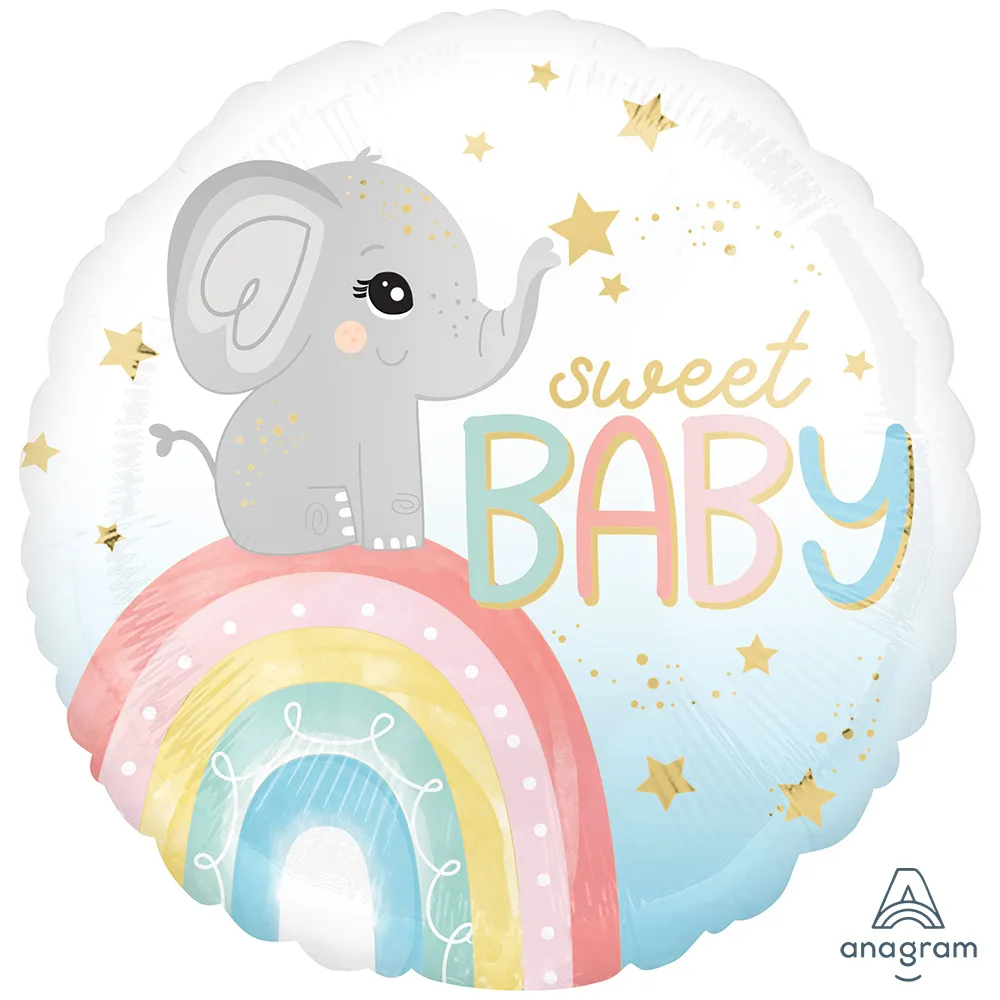 Balon Folie Sweet Baby Elefant 45cm ANAGRAM 4789101