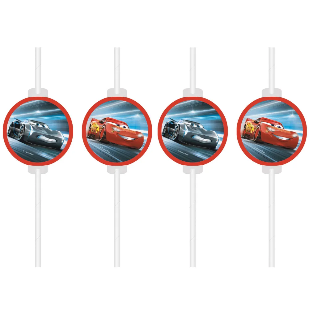 Set 4 Paie de Bautura cu medalion Cars Victory is Mine 97293