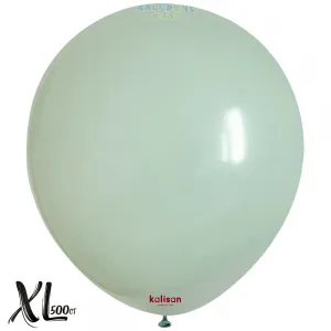 SET 500 Baloane Latex 30cm Winter Green Retro XL 8007