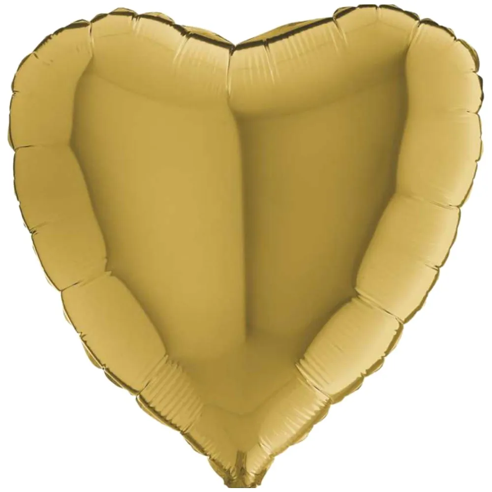 Balon Folie Inima Aurie 46 cm Grabo