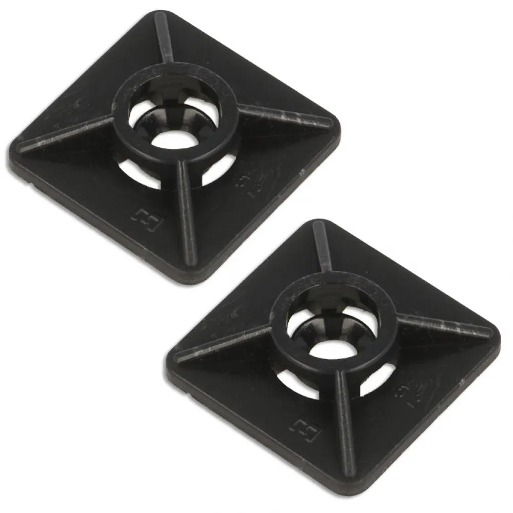 Suport Adeziv pt prindere baloane 27x27mm NEGRU