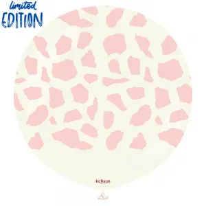 Balon latex jumbo 60cm Dior Baby Pink White Retro 22459707