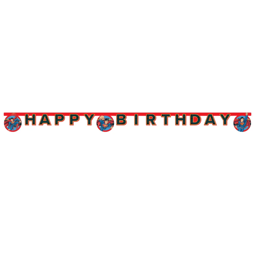 Banner Petrecere Happy Birthday Superman 97927