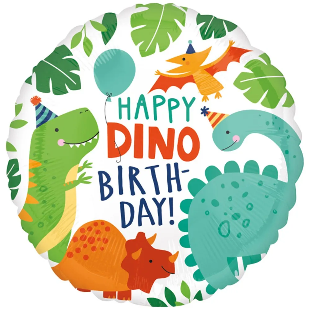 Balon Folie Happy Dino B-day 43cm 4066701