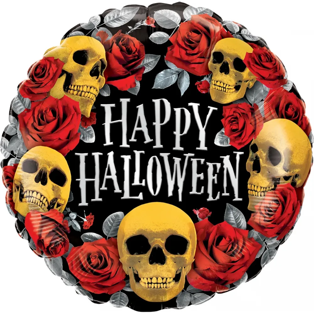 Balon Folie Happy Halloween Cranii 45cm ANAGRAM 14988