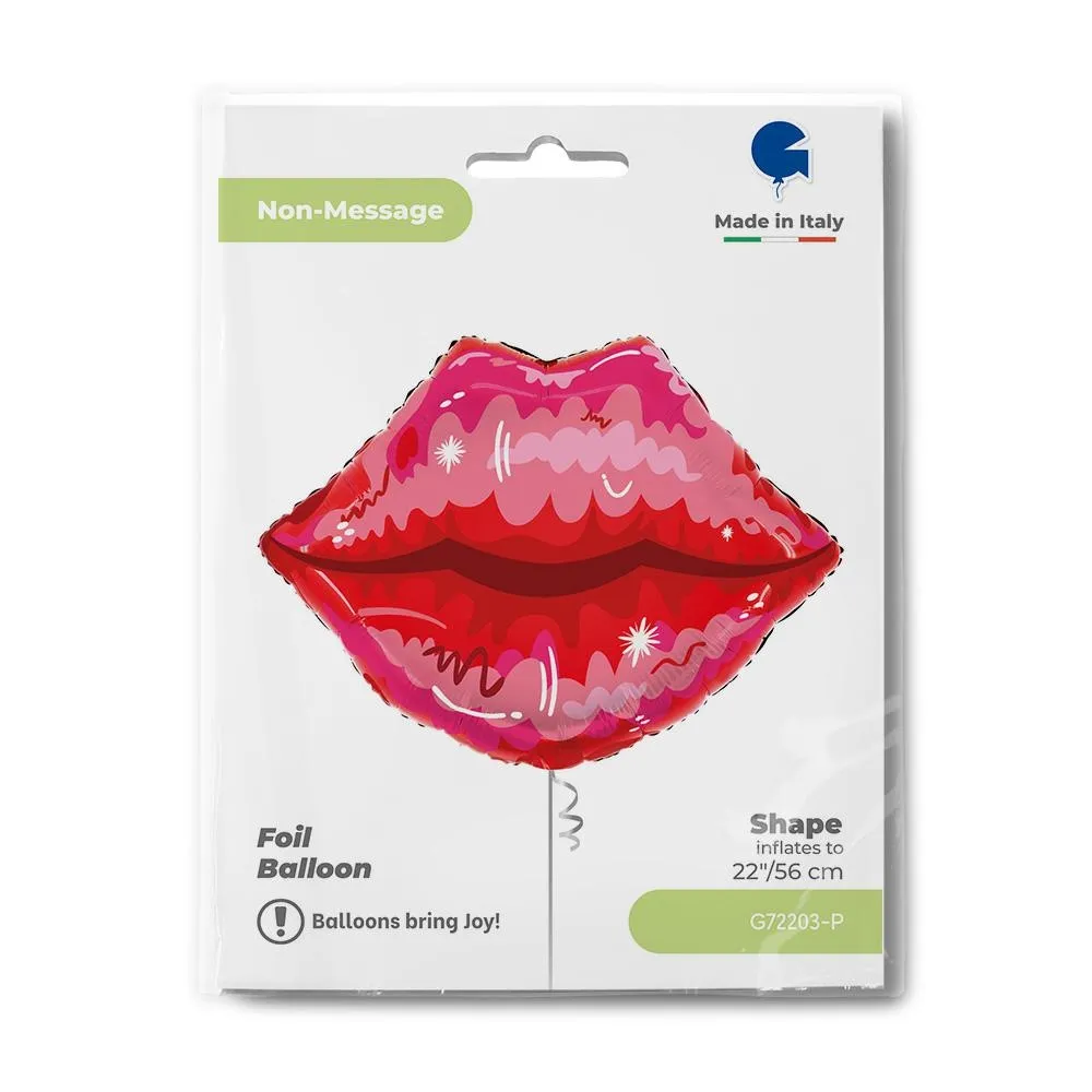 Balon Folie Figurina Buze Glossy 56cm
