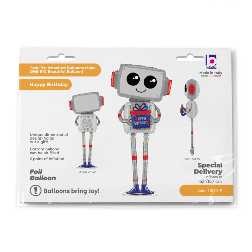 Balon Folie Figurina Robot 157 cm GRABO