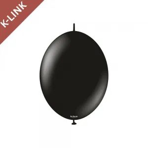 Baloane Latex 15cm K-Link Negru Standard 2332 30623322