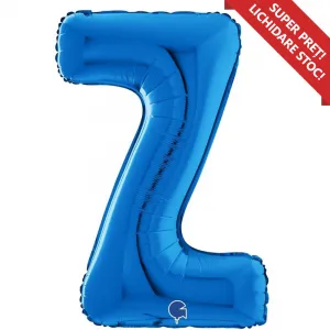 Balon Folie LITERA Z Albastru 66 cm Grabo