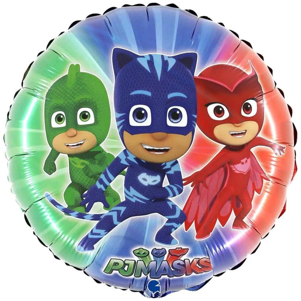 Balon Folie Rotund PJ Mask 46 cm Grabo