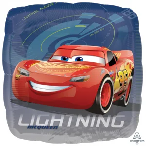 Balon Folie Patrat Fulger McQueen 45cm ANAGRAM 3536401