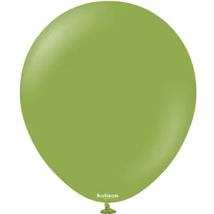 SET 50 Baloane latex 30cm Matcha Standard 2356