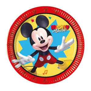 Set 8 Farfurii Petrecere 20cm Mickey Jump Into Fun